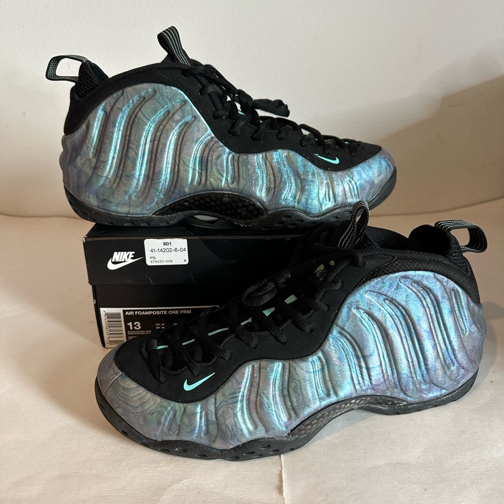 Size 13 - Nike Air Foamposite One Premium Abalone 2017